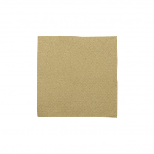 Kraft 2 Ply Quilted Paper Cocktail Napkins