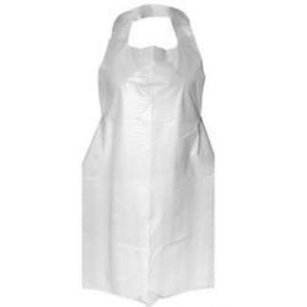 White Plastic Apron