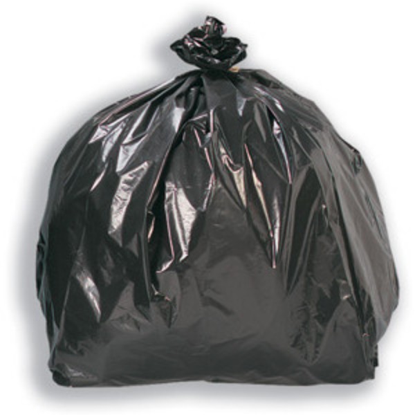 Black Plastic Heavy Duty Bin Bags