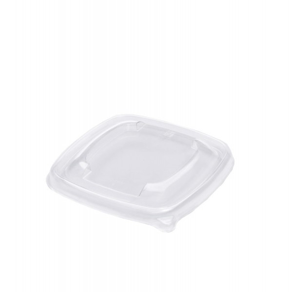Clear PET Recyclable Plastic Square Lid