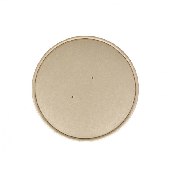 Kraft Paper Lid For 500/750/1000 Kraft Salad Bowls