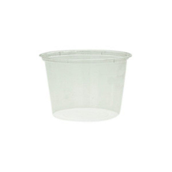 Clear Plastic Round Microwave Containers