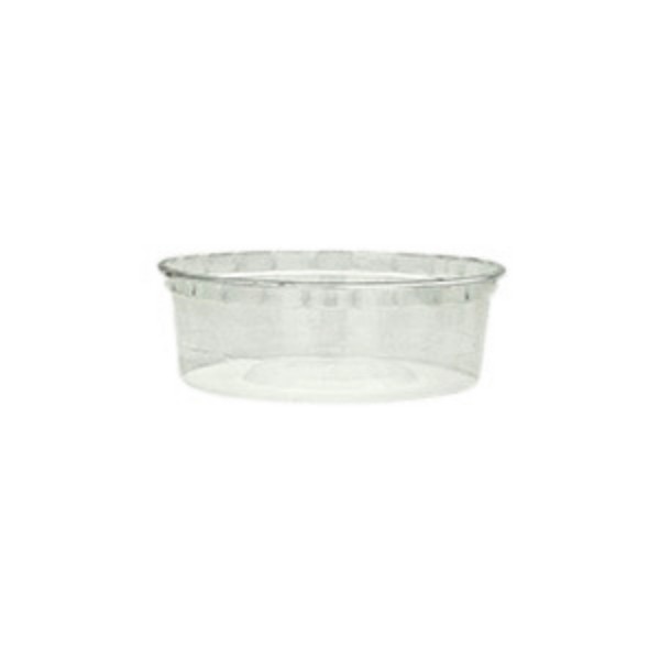 Clear Plastic Round Microwave Containers