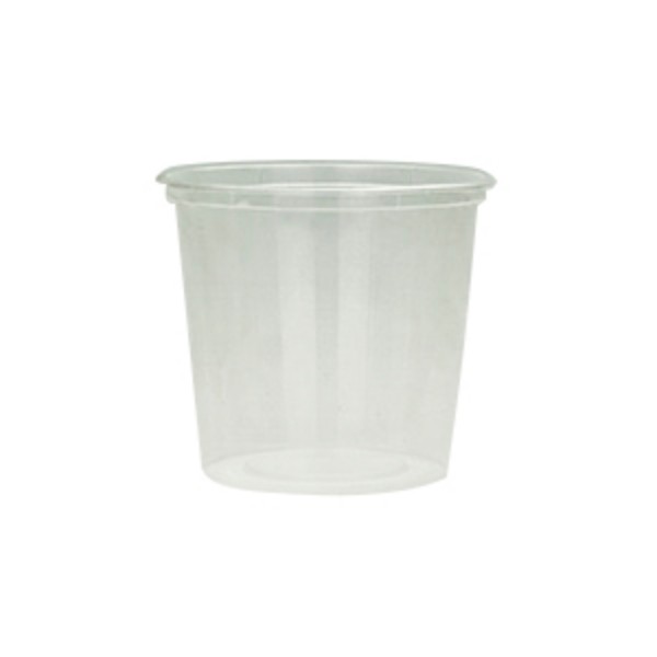 Clear Plastic Round Microwave Containers