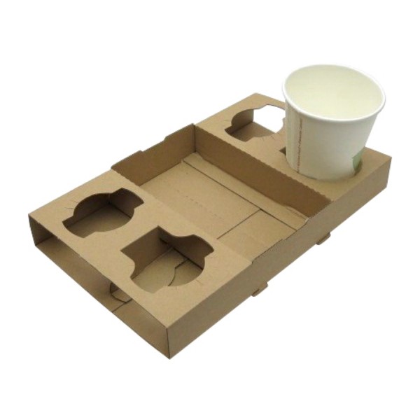  Corrugated Cardboard Food and Drink Trays