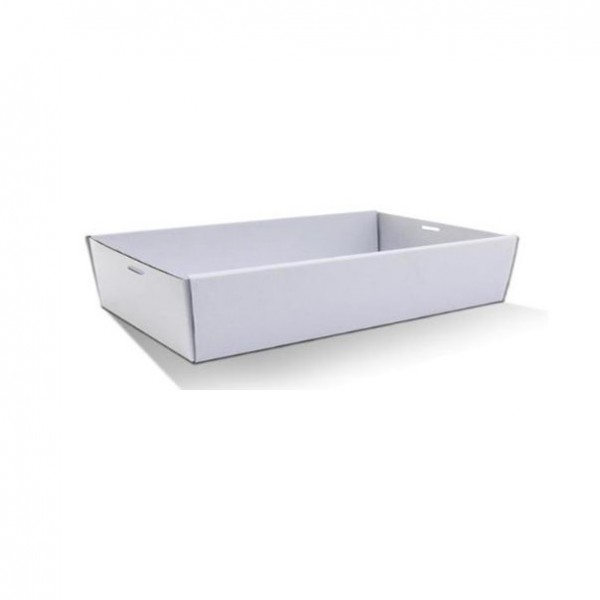 White Cardboard Large Catering Tray