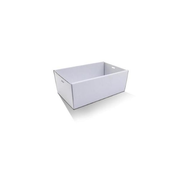 White Cardboard Small Catering Tray