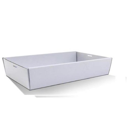 White Cardboard Extra Long Catering Tray