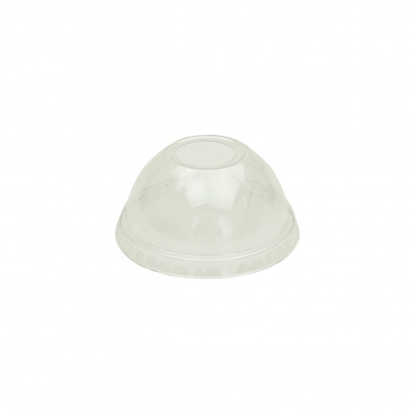 Clear PET Plastic Dome Lid with hole for CDL10C