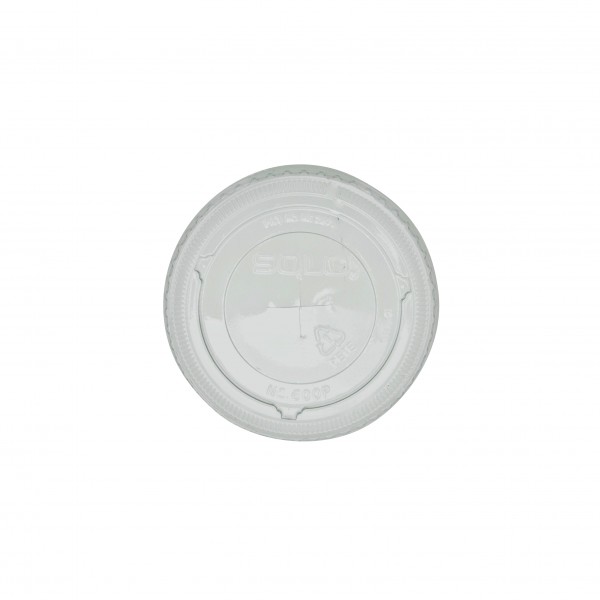 Clear PET Plastic Strawslot lid for: CDL10C