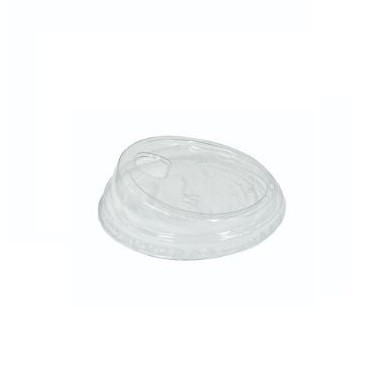 Clear PET Recyclable Plastic Sipper Lids Suit CDL cups