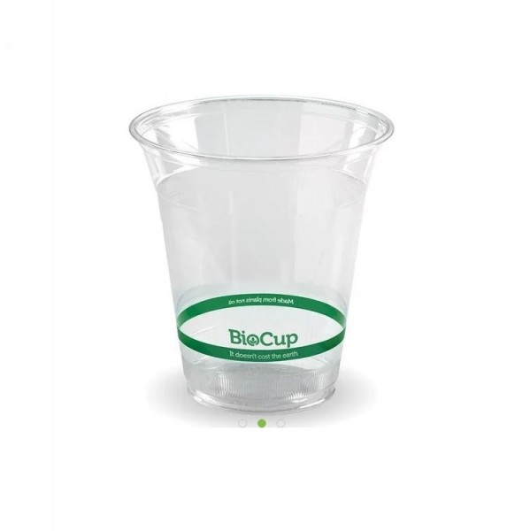 Clear Plant Pased PLA bioplastic Cups