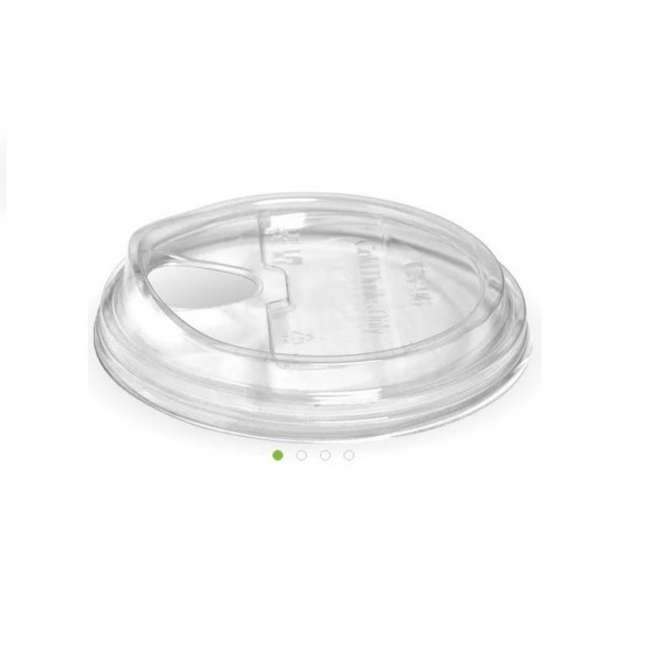 Clear Plant Pased PLA bioplastic Sipper lid