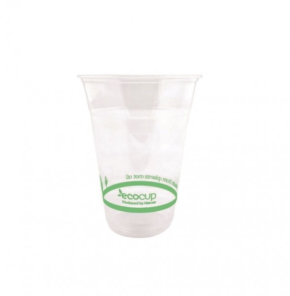 Clear Recyclable Plastic Beer Cup 425ml Weights & Measured Approved