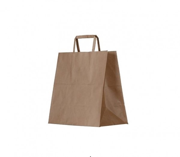 Brown Paper Takeaway Carry Bags