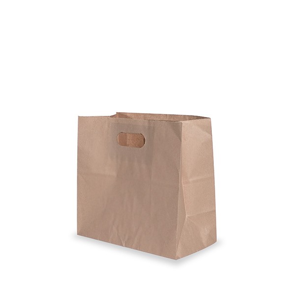 Brown Paper Takeaway Carry Bags
