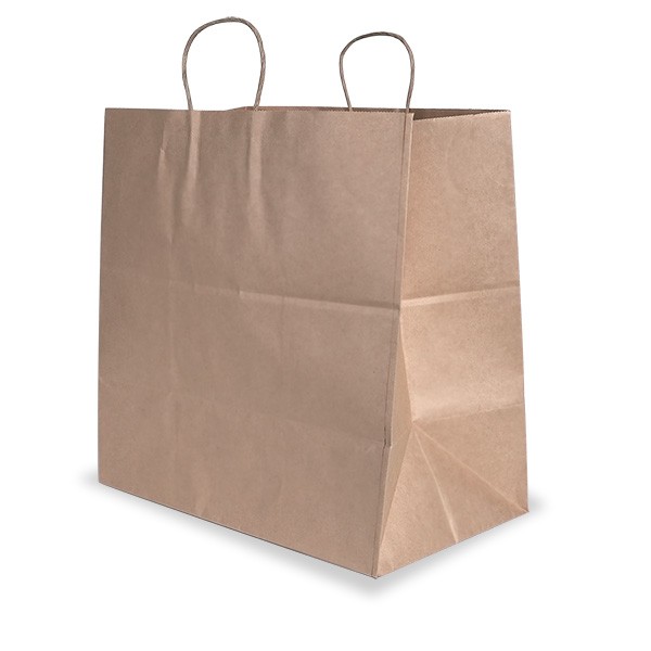 Brown Paper Jumbo Takeaway Carry Bags