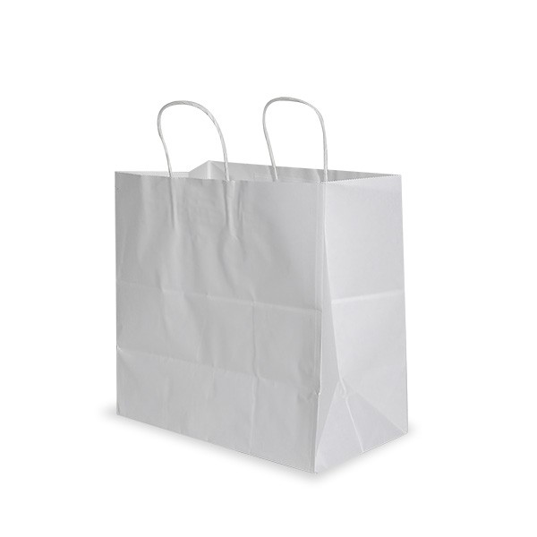 White Paper Uber Style Carry Bags