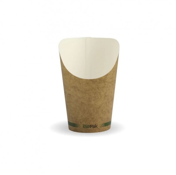 Kraft PLA Lined Paper Chip Cup