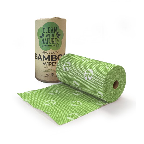 Green Bamboo Chux Roll