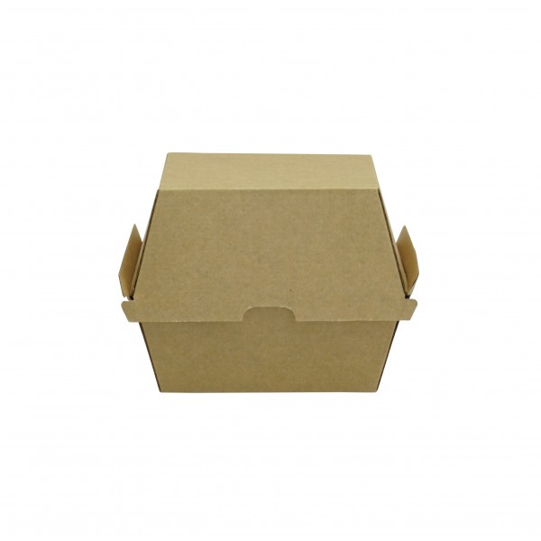 Kraft Corrugated Cardboard Extra Large Burger Boxes