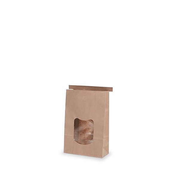 Brown Paper Tin Tie Coffee & Cookie Bags