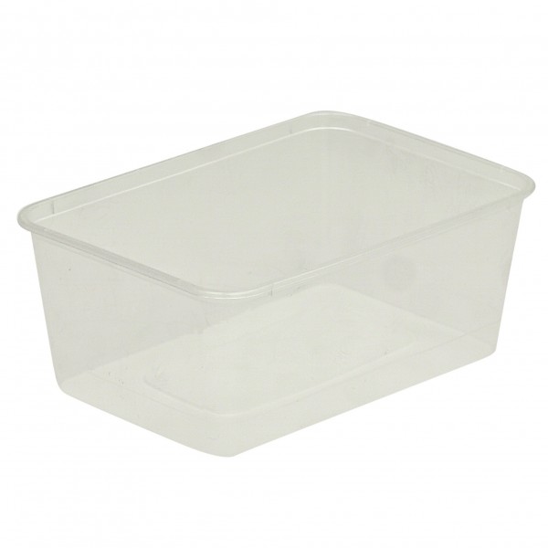 Translucent Plastic Oblong Microwave Containers