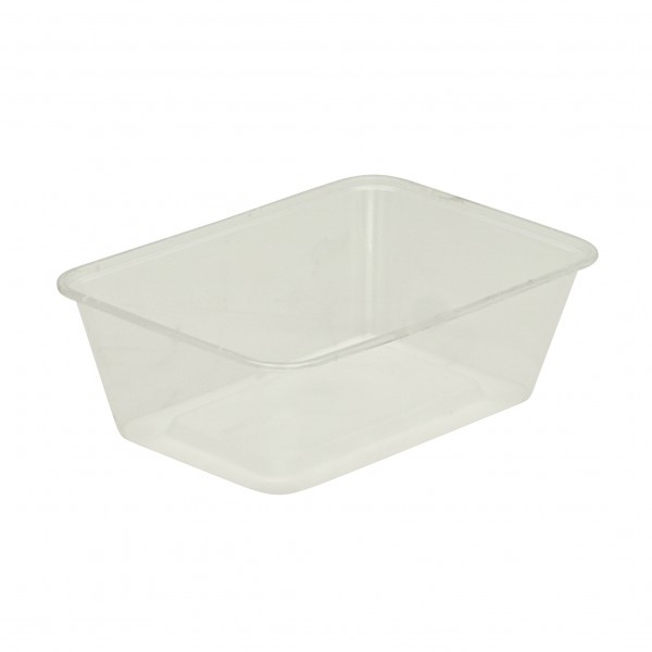 Translucent Plastic Oblong Microwave Containers