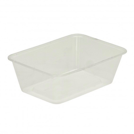 Opaque Freezer Grade Plastic Oblong Containers