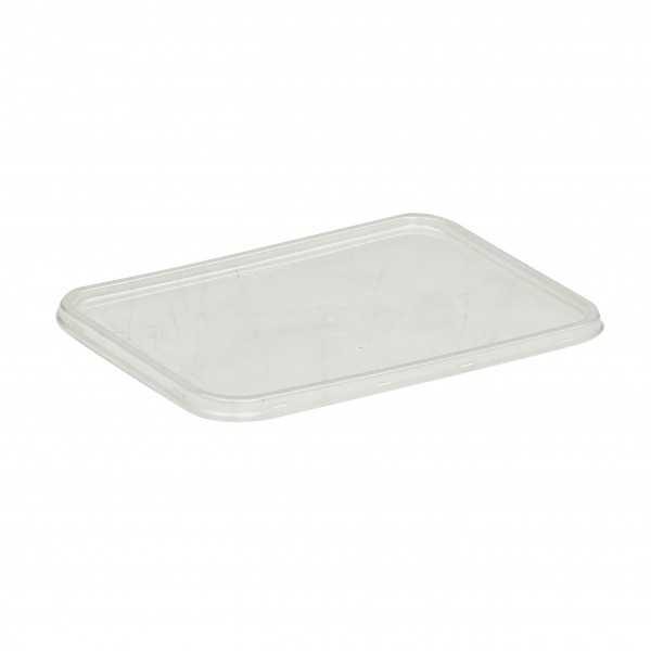 Opaque PP Plastic Lid for: CR Freezer Grade Plastic oblong Containers