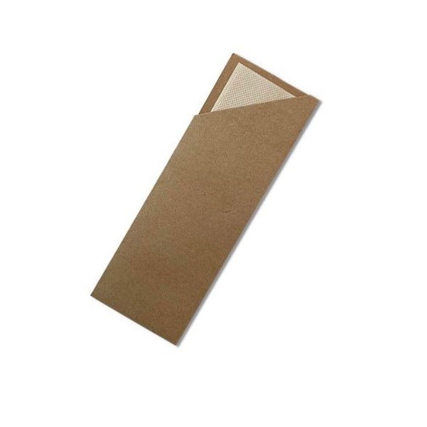 Brown Kraft Cardboard Cutlery Sleeves