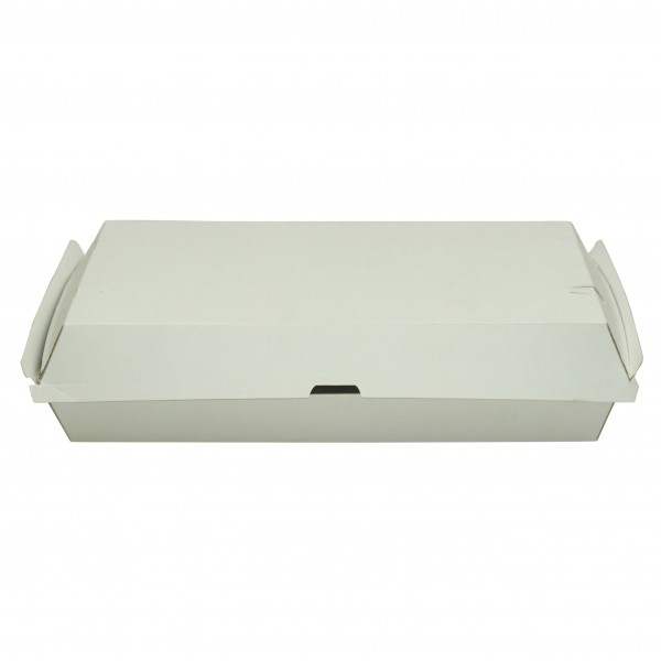 White Corrugated Cardboard Family Dinner Boxes