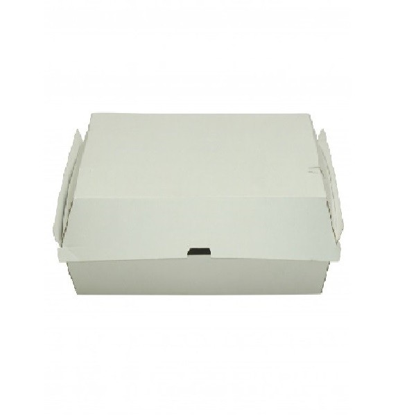 White Corrugated Cardboard Dinner Boxes