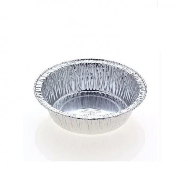 Silver Aluminium Foil Custard Tart Tins