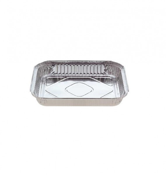 Silver Aluminium Foil Oblong Dishes