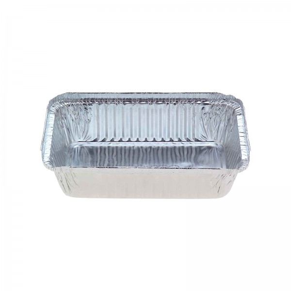 Silver Aluminium Foil Oblong Takeaway Trays