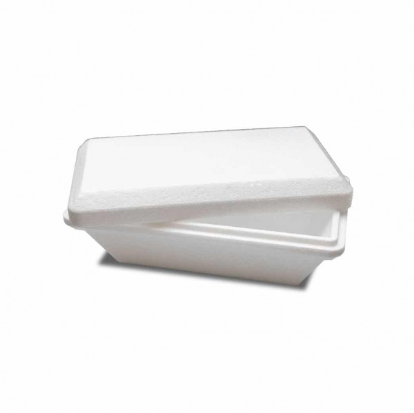 White Insulated Polystyrene Gelato Tubs