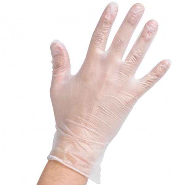 Clear Vinyl Power Free Gloves