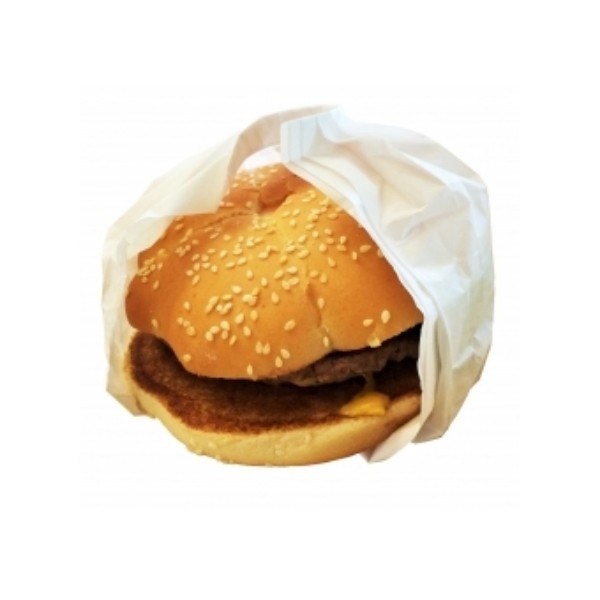 White Waxed paper PleatPak Burger Wrappers