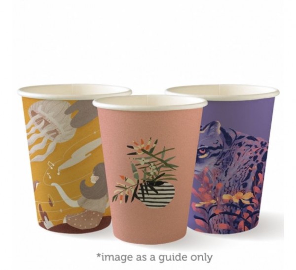 Art Series PLA Biodegradable Coffee Cup