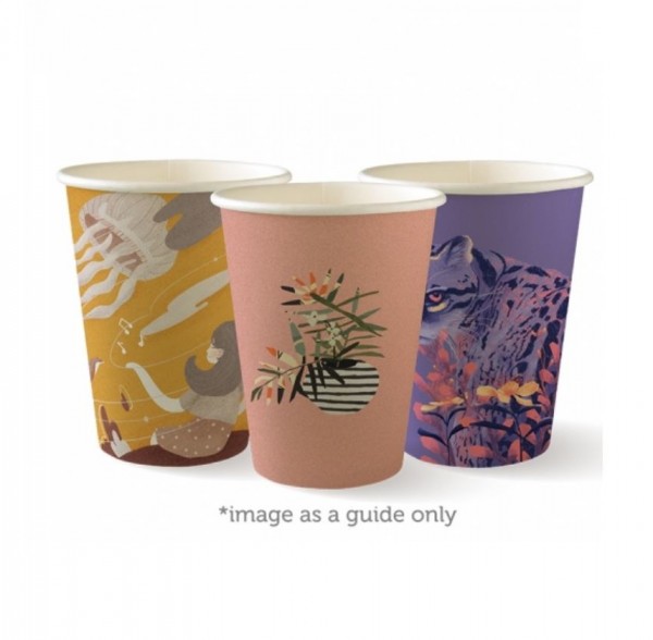 Art Series PLA Biodegradable Coffee Cup