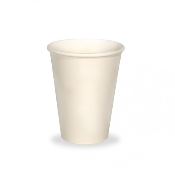 White Single Wall Paper Coffee Cups