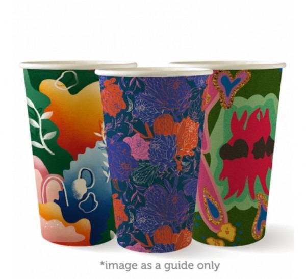 Art Series PLA Biodegradable Coffee Cup