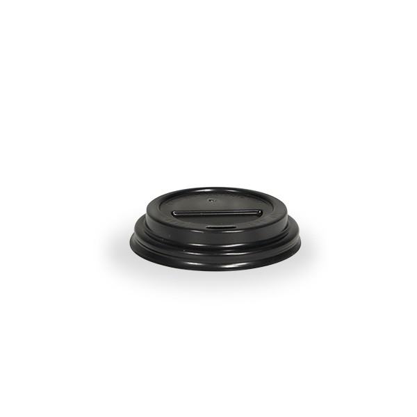 Black Plastic Lid for 4oz Coffee Cups