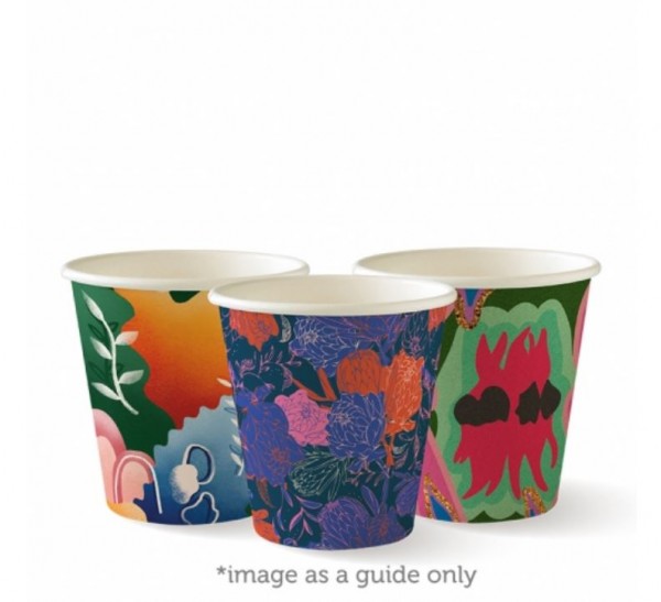 Art Series PLA Biodegradable Coffee Cup