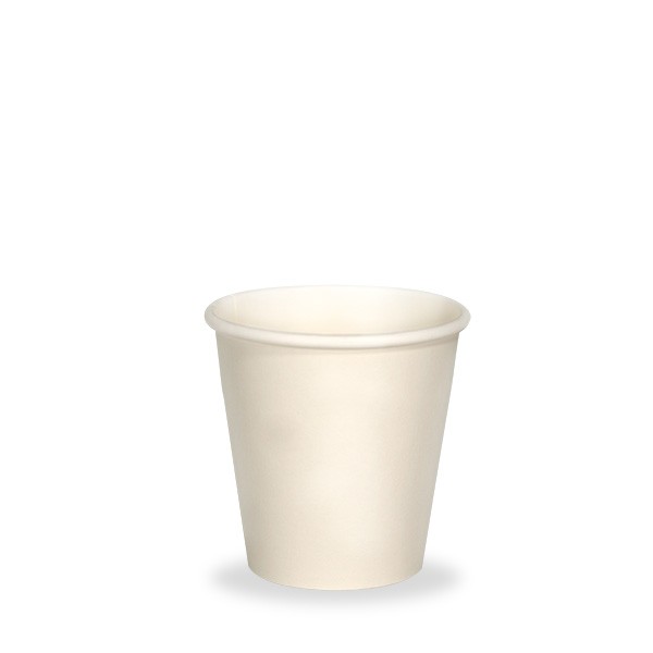 White Single Wall Paper Coffee Cups