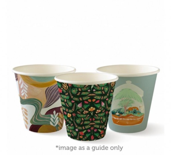 Art Series PLA Biodegradable Coffee Cup