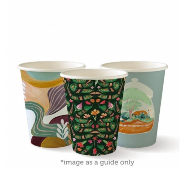 Art Series PLA Biodegradable Coffee Cup
