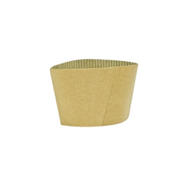 Kraft Cardboard Sleeves For 8oz Coffee Cups