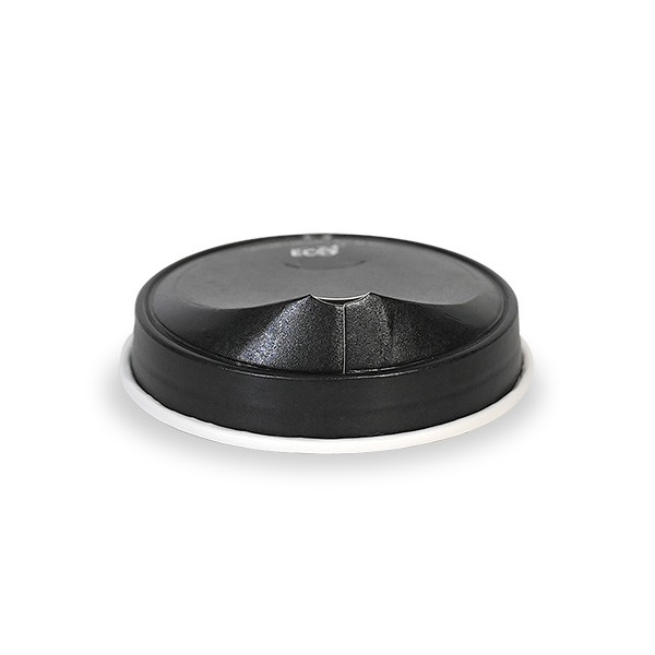 Black Paper Truly Eco Lid for 6oz & 8oz Coffee Cups